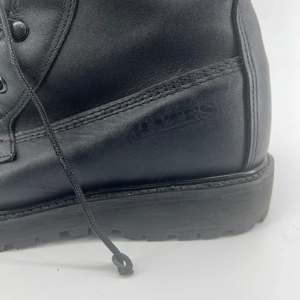 Bates Mens Gore-Tex Black Leather Combat Boots O1-D-319 11460 Vibram Sole 5W